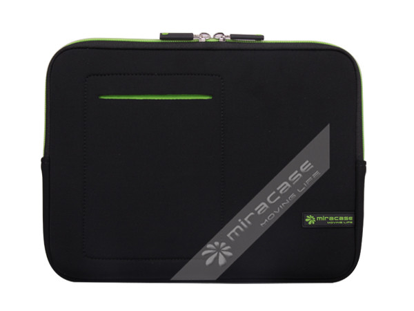 Miracase or OEM Black / Grey Neoprene Ipad Sleeves for Ipad and 10.1” Tablets