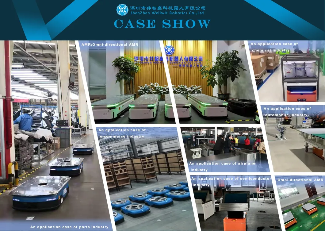 Electronic Lifter Jacking Agv Self-Driving Logistic Delivery Robots