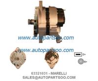 alternateur 12v 65a Alternadores de Marelli d'alternateur d'alimentation CC 63321031 9ar2951l