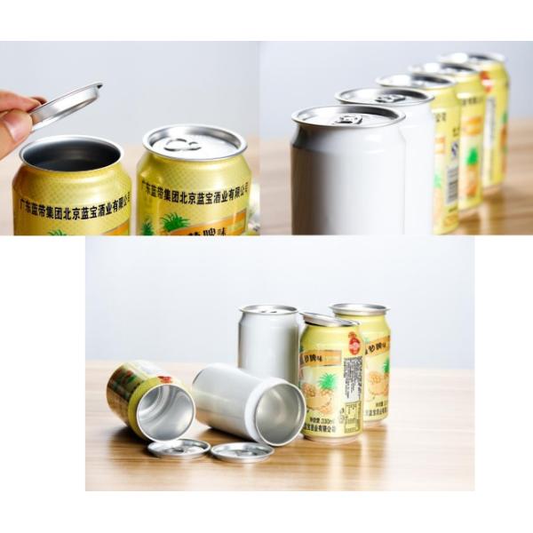 330ml Recyclable Aluminum Cans 11oz Normal Inside Coating