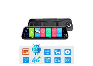 Came de tiret de voiture de la lentille 4G DVR d'écran tactile d'Android 8,1
