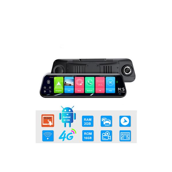 Came de tiret de voiture de la lentille 4G DVR d'écran tactile d'Android 8,1