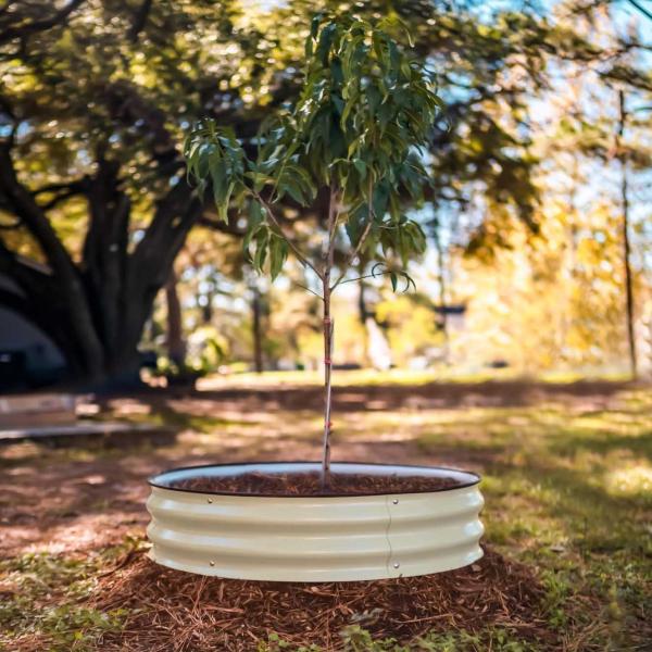 High Round Raised Garden Steel Galvanised Beds Kit 3.5Ft* 0.66Ft High Strength