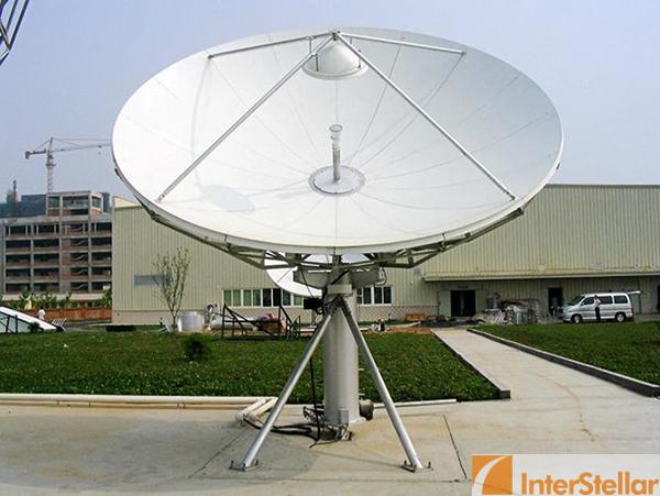 InterStellar 4.5m Ku band Rx TX Satellite Antenna / Uplink Station 4.5m Antenna/4.5m Dish