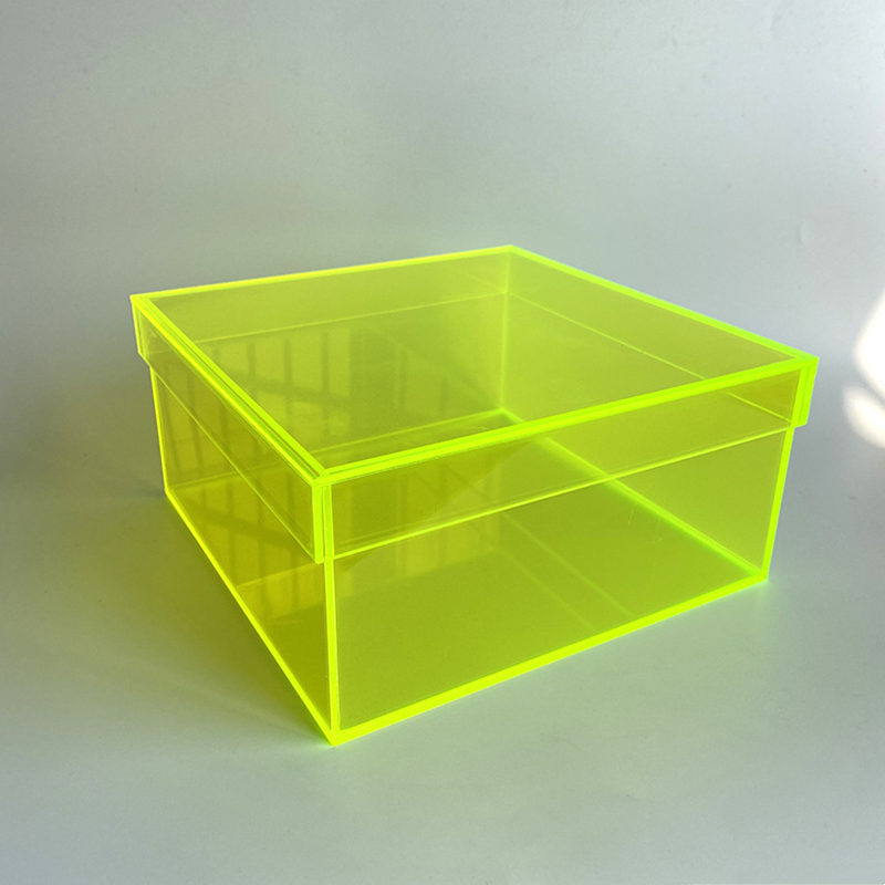 Custom Acrylic Gift Box With Lid Storage Display For Jewelry Accessories