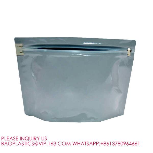 Bio Child Resistant Pouch Child Proof Packet Plastic Matte Stand Up Zip Foil Flat Bags