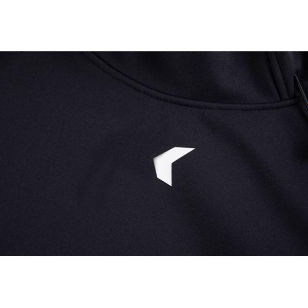 Men's Wind-Resistant Softshell Hoodie with Warm Fleece-Lined Interior and High-Neck Hood for Outdoor Activities