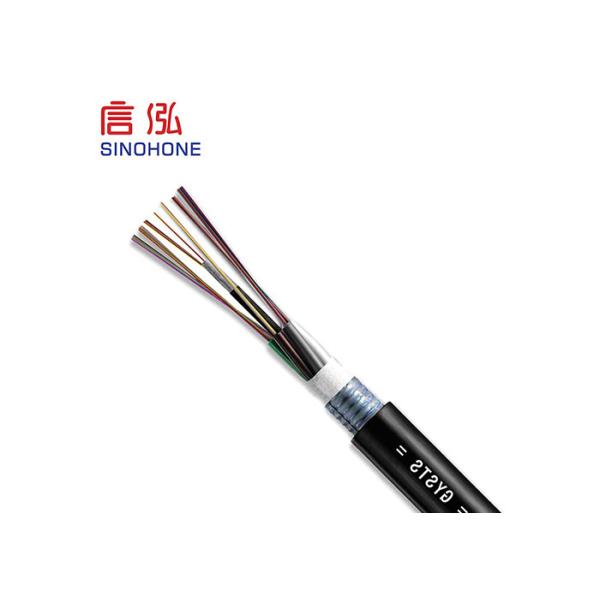 Multi Core Outdoor Fiber Optic Cable High Strength Hydrolysis Resistant