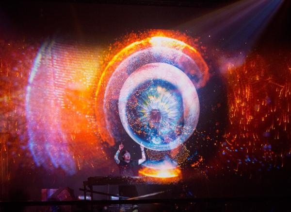 9.5x50m Hologrpahic Projection System Hologram 3D Screen Holo - Gauze For Concert