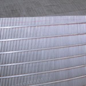 304 316L Stainless Steel Johnson Wedge Wire Screen 1x2mm 2x3mm