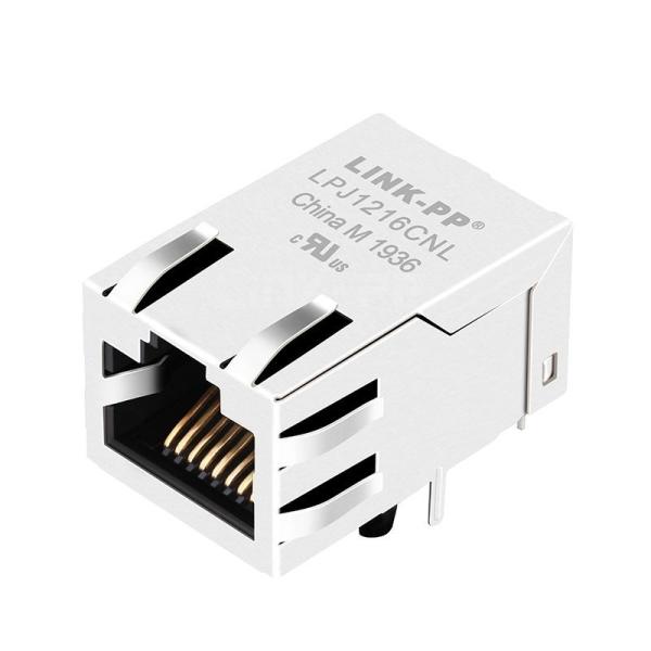 Halo HFJT1-S101RL コンパティブル LINK-PP LPJ1216CNL 10/100 ベース-T タブアップ 無LED 1ポート 8ピン Cat5e RJ45 90度接続器