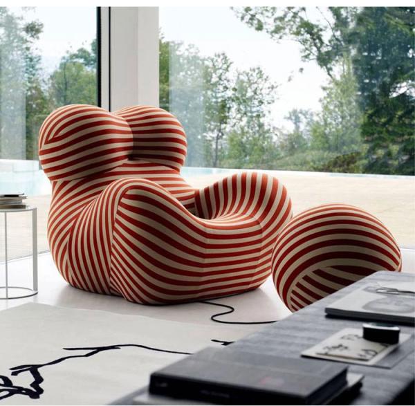 Fiberglass Gaetano Pesce Donna Chair Chaise Lounge UP5 Chair Ball dome chair