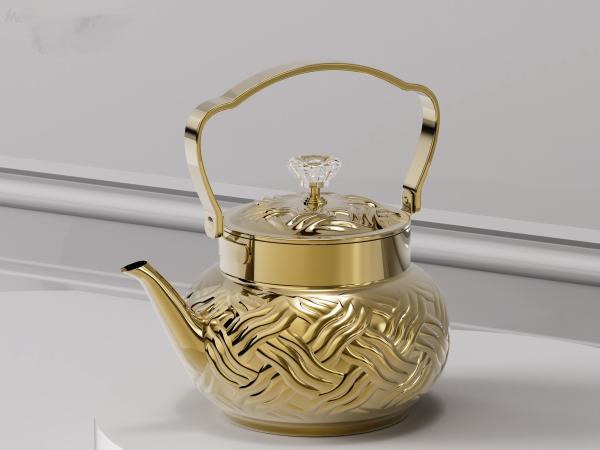 hot sales in Middle East market Interior Ketlle Tea Pot with Filter Stainless Steel Material and Whistling Function