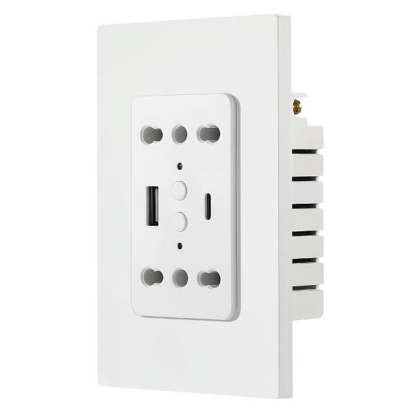 Dual Wifi Double Sockets 220V - 240V 50Hz / 60Hz Chile Wall Outlet