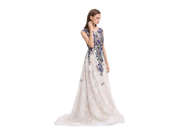 Fashion Evening Dress Elegant Vintage Lace Wedding Dresses 100% Polyester
