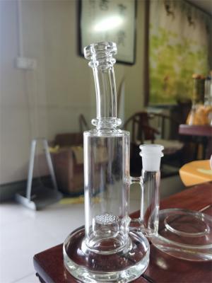 A água do vidro da cafeteira Bongs a cruz Perc Dab Rig da abanada da peruca do vaso do cilindro 7inch