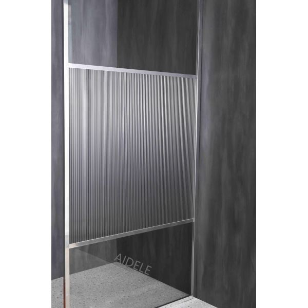 fashionable tempered glass walk-in shower screen