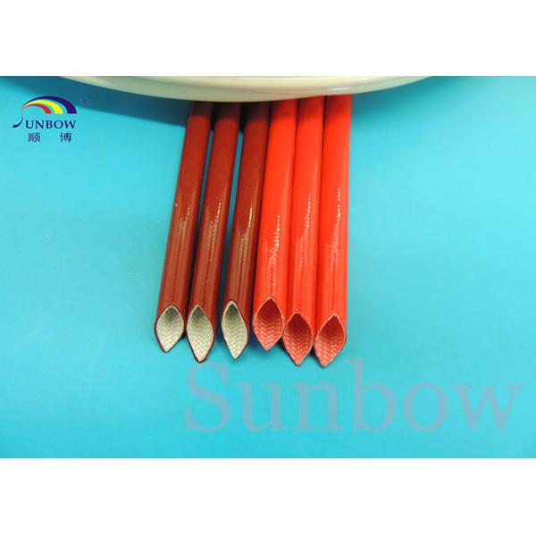 Breakdown Voltage 7.0kv silicone rubber fiberglass sleeving FOR Coffe machines