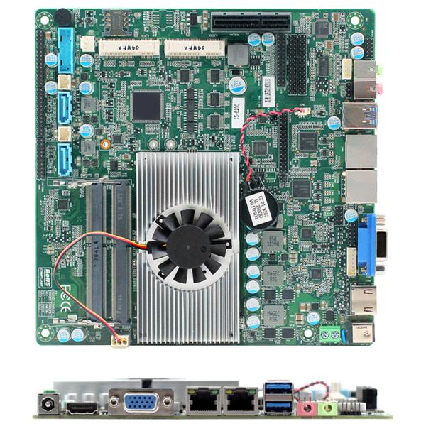 10 USB 6 COM 2 LAN Mini Itx Motherboard Skylake-U 6th Generation I3 I5 I7