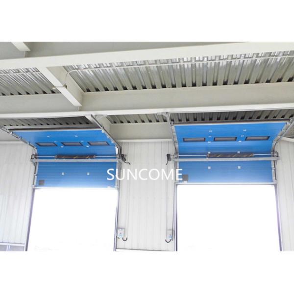 Standard Plywood Package Industrial Sectional Doors Sandwich Construction Steel