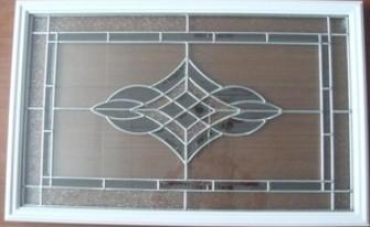 600 X 600MM Decorative Sliding Glass Door Window And Frame Replacement Soundproof
