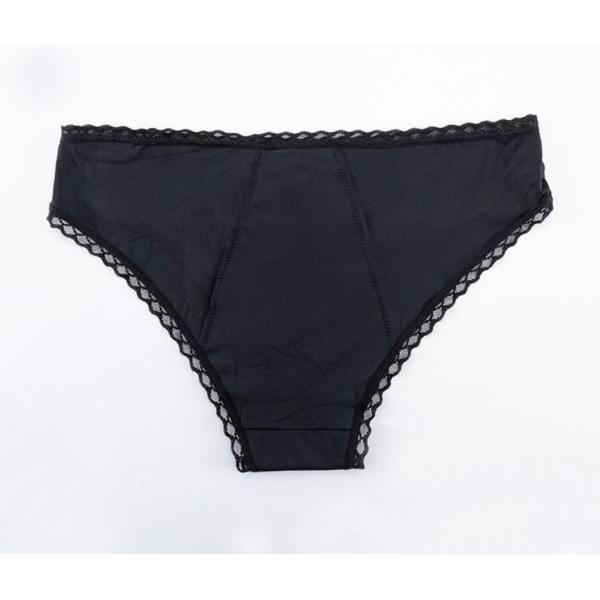 Plus Size Leakproof 4 Layer High Absorbency Menstrual Briefs Lace Period Panties Resusable Cotton Period Underwear