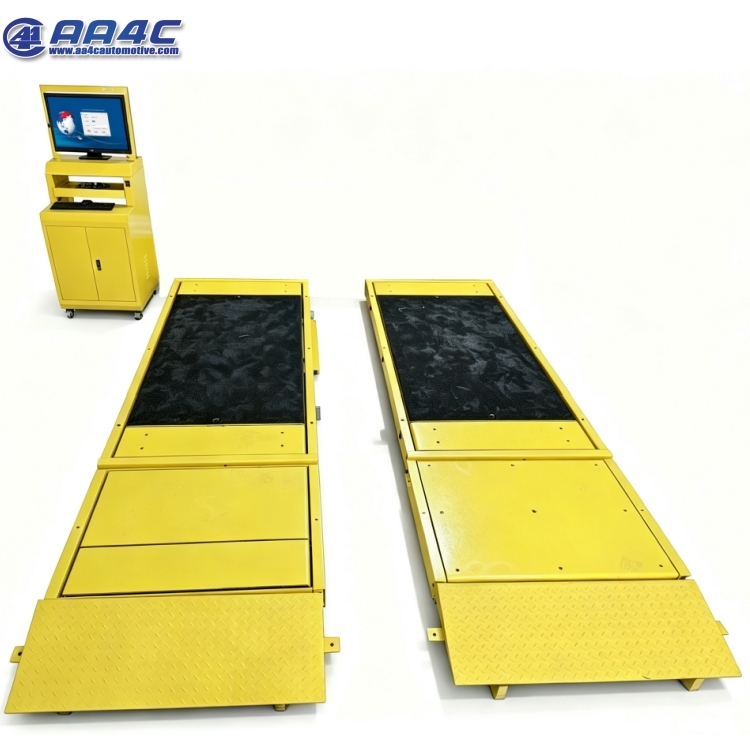 AA4C Luxury flat brake tester 13T Vehicle inspection equipment vehicle test lane 2CTHPB-13