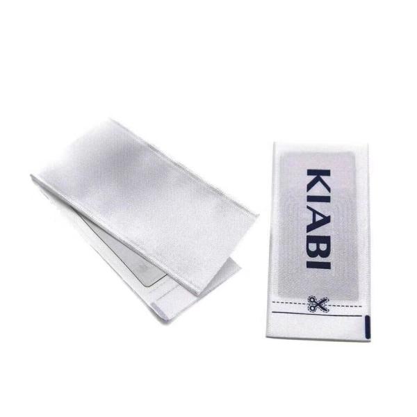58KHz anti theft custom fabric label with sew in security soft tag