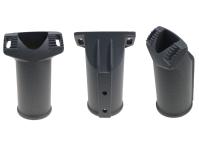 aluminium d'adaptateur de réverbère de support de 60mm Polonais avec des vis d'acier inoxydable