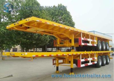 45 Feet Container Flatbed Semi Trailer , Capacity 40 T 45 Ton Trailer