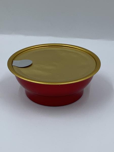 250ml Two Piece Aluminum Bowl Can Customization 98.9mm Diameter 98.9*55mm