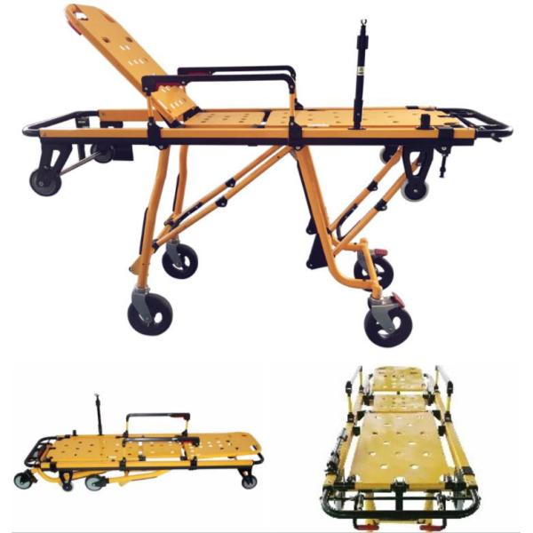 Medical First Aid Ambulance Stretcher Trolley Height Adjustable Hospital Device