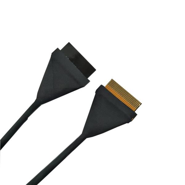 300V Rated LVDS Connector Copper Conductor Cable Assembly for Speed Data Transfer
