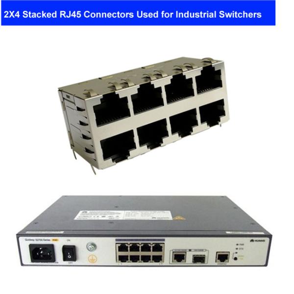2x4 Rj45 Multi Port Jack 6 U