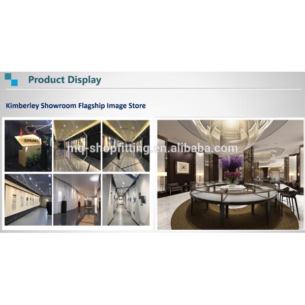 Custom Popular Shanghai Factory  Wooden Cabinet for Garment Store Bag Shoes Display Case  Brand Store Interior Decoratio