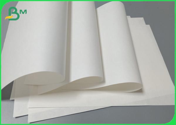 O branco reciclável do produto comestível descorou o papel de envolvimento 70g de Kraft 80g