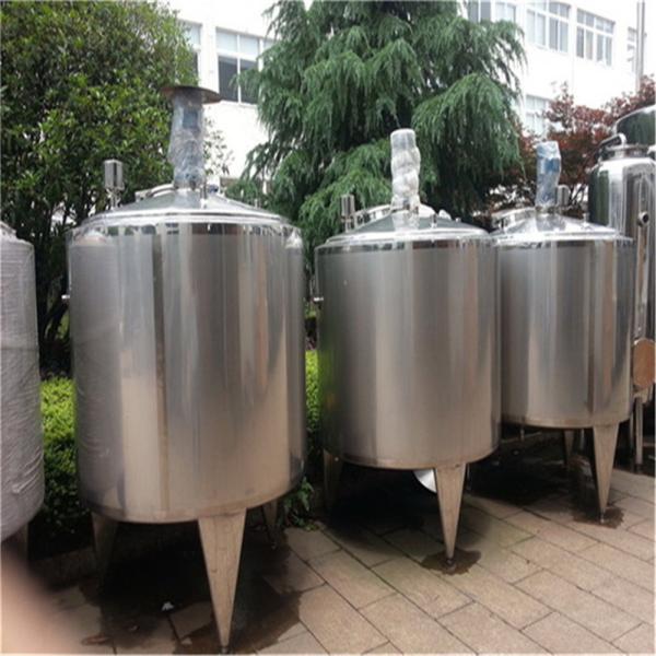 0.75-15KW Stainless Steel Mixing Tanks 10000L Fermentation Storage Heating Buffer