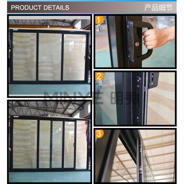 Aluminium Sliding Shop Front Door with Germany ROTO Hardware and Customizable Design