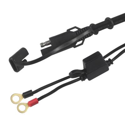 5A-15A Sae Conector de carregador de bateria Conector de bateria de carro Cabo de extensão 2ft