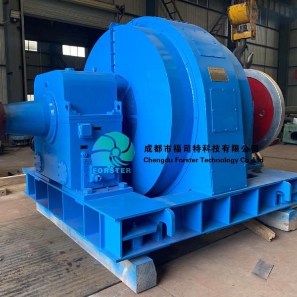 50m Power Plant 1000KW Pelton Turbine Generator
