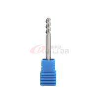 6mm 1/4 avancent le rayon petit à petit solide en aluminium de coin de carbure de fraise en bout de dégrossissage de 3 cannelures