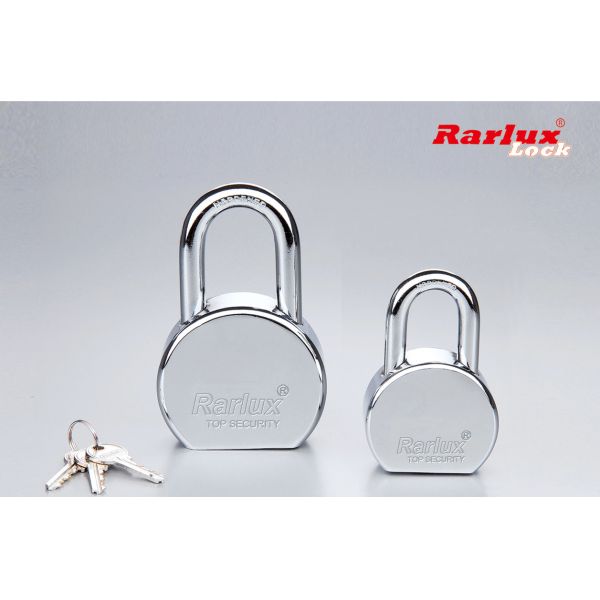 Rarlux 55-80mm High Security Solid Padlock Anti-theft Round Type Steel Padlock Iron Padlock