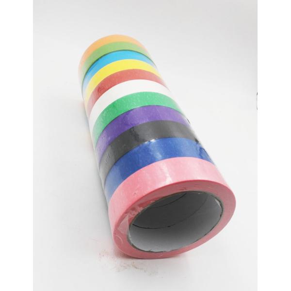 Backing Printed Colored Masking Tape For Car Paint , Labeling , Decorating
