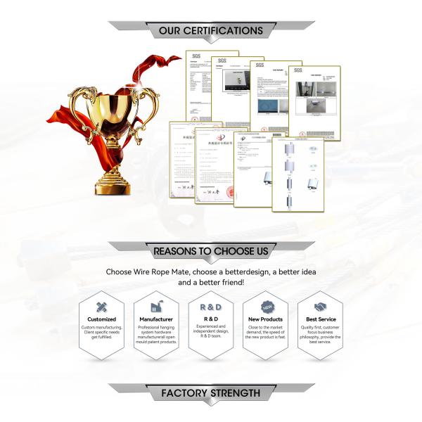Double Side Loop Cable Looping Gripper with 7 Days Delivery and 1000pcs MOQ for Lighting Fixtures