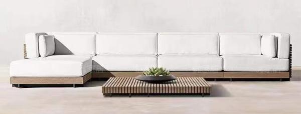 Associação exterior Sofa Bed Lounge Chairs Sofa que bronzea-se Ledge Cushions Chaise