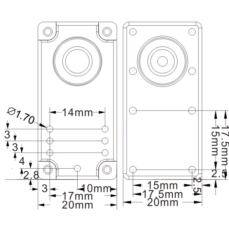 NEW JX RD-5606HB-180 6kg.cm 180/300 Degree High Quality Core Motor Digital Plastic Gear High Performance Robot Servo RC Car Boat