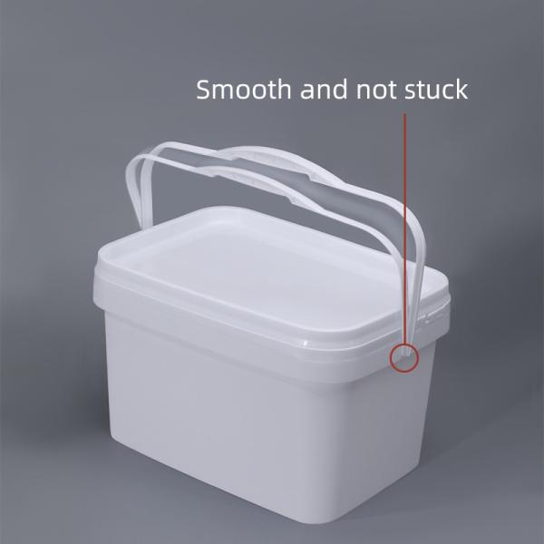 1.5L-25L Cube rectangulaire en PP avec couvercle pour l'impression à écran de soie / transfert thermique