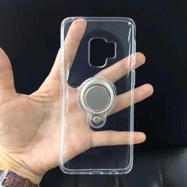 Color Clear  Ring Magnetic Car Mount Holder Soft TPU Case Back Cover For Xiaomi Redmi NOTE6 Pro Redmi6/Redmi6A MI8SE S2