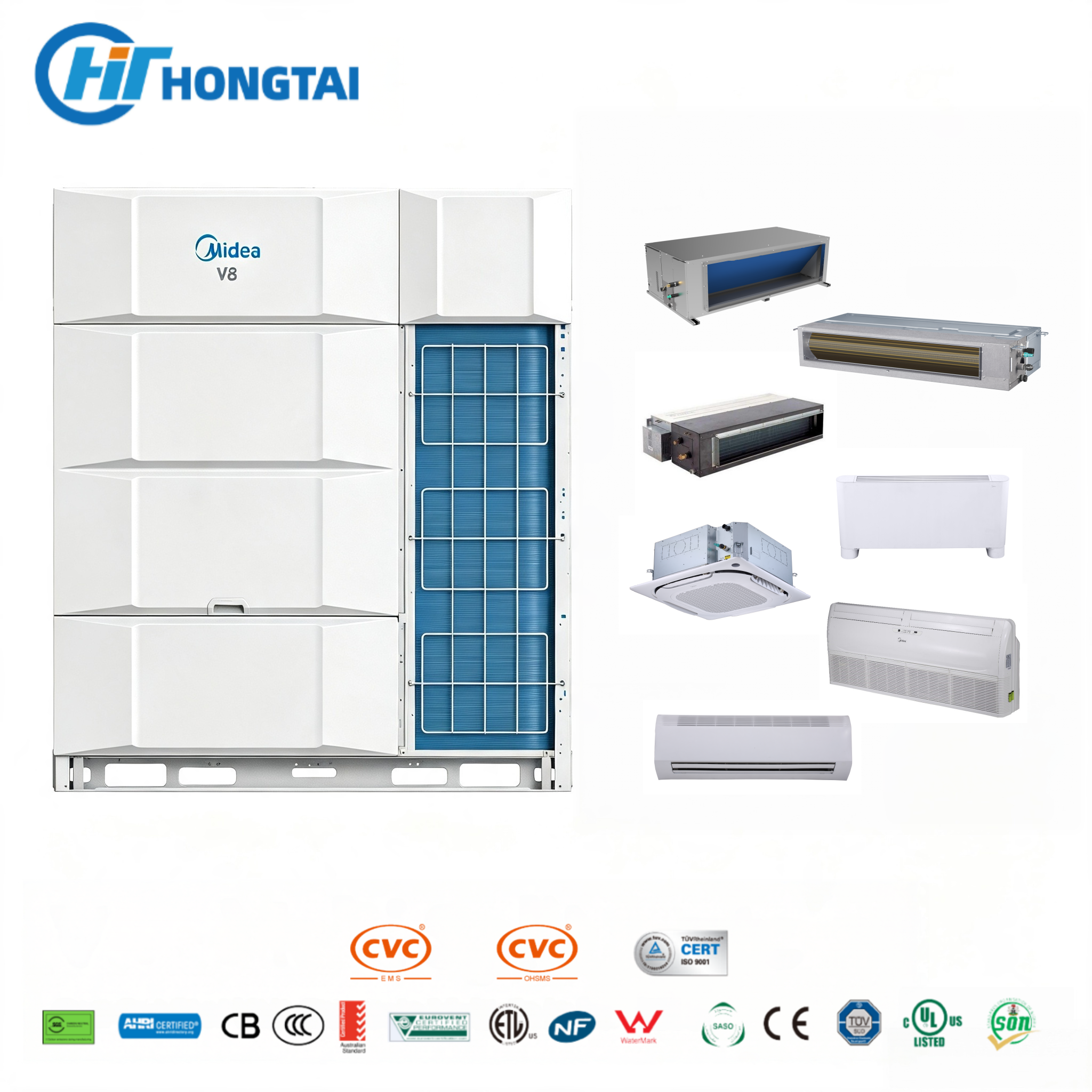 Midea V8 Pro VRF System Fast Installation for Large Commercial HVAC Projects Engineered for Contractors Install Faster Commission Quicker Deliver Projects On Time