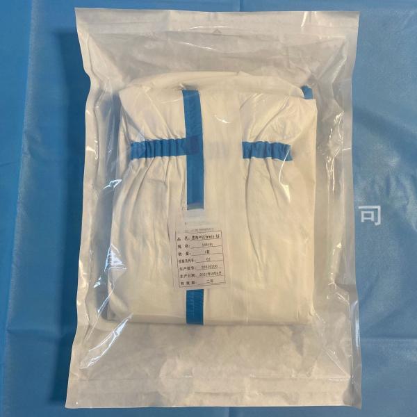 Костюм изоляции тела устранимых мантий стерилизации 180cm медицинских защитных полный